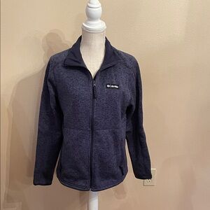 Columbia Women's Blue Zip Up Jacket, size medium